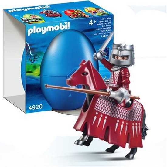 Playmobil Oeuf Surprise Chevalier Rouge Tournoi - 4920 | bol.com