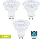 3 Pack - Integral GU10 LED Spot - 4.7W - 6500K Daglicht Wit - Non Dimmable