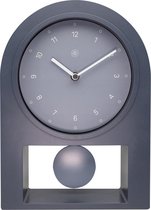 Table pivotante nX - Horloge de table - Plastique - Hémisphère - 30x20 cm - Gris