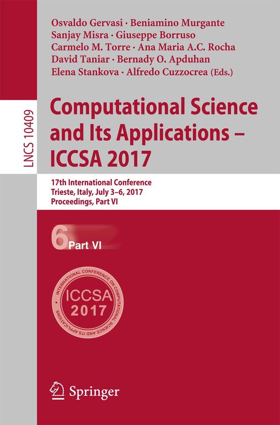 Springer Nature Proceedings Computer Science 6 - Computation ... - cover