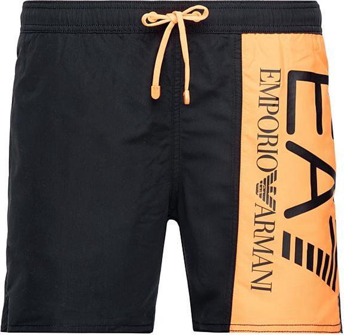Emporio Armani EA7 Zwemshort zwart oranje logo-M | bol.com