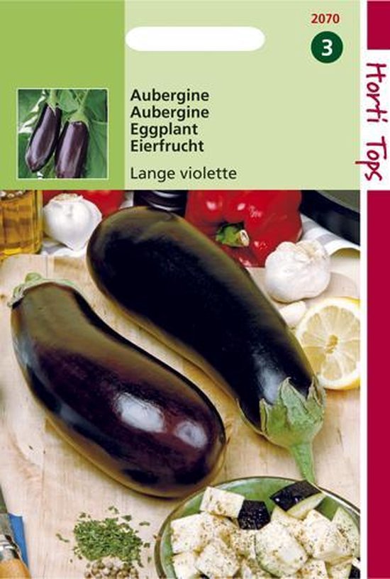 Hortitops Zaden – Aubergine Halflange Violette