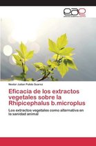 Eficacia de los extractos vegetales sobre la Rhipicephalus b.microplus