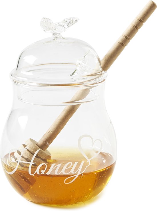 studie Verlengen viel Rivièra Maison I Love Honey Jar - Voorraadpot - Glas | bol.com