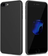 Zwart TPU Siliconen Case Backcover Hoesje voor de iPhone 8 Plus