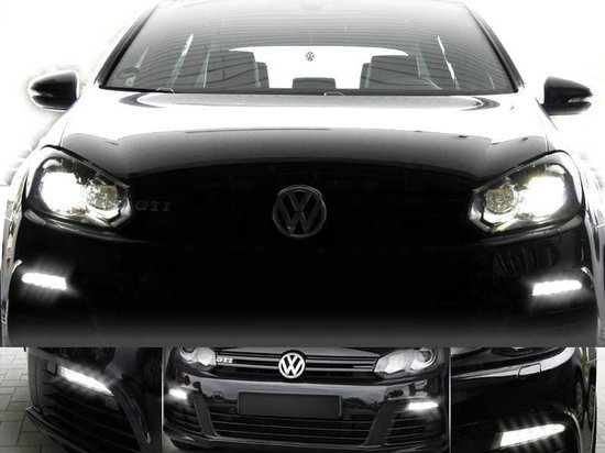 Boos worden gracht Vakantie LED Daytime Running Lights - Verlichting - VW Golf 6 | bol.com