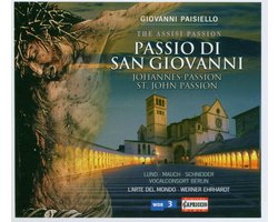 Vocalconsort Berlin, L'Arte Del Mondo, Werner Ehrhardt - Paisiello: Passio Di San Giovanni (CD)