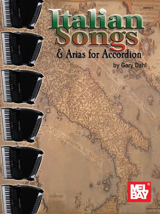 Italian Songs & Arias for Accordion - cover