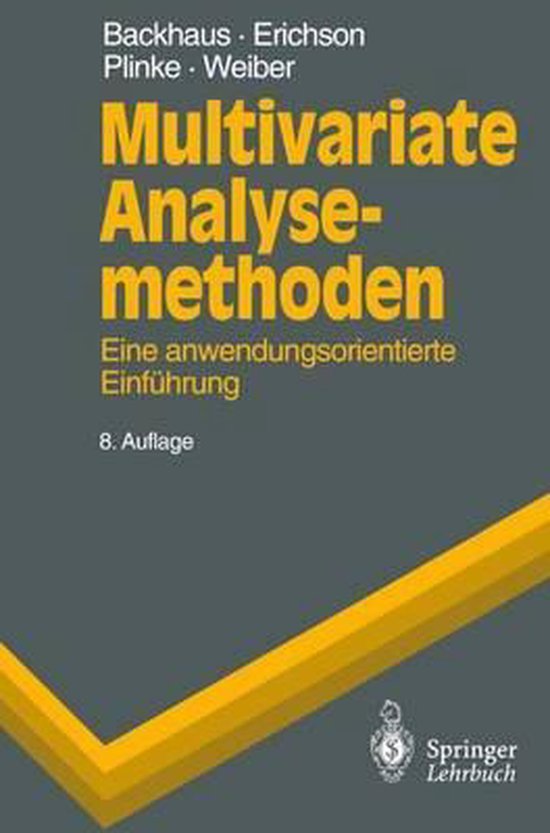 Multivariate Analysemethoden - cover