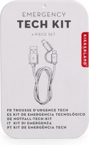 Kikkerland Tech kit - USB-kabel - Kabelbinder - Sprayreiniger - Microvezeldoek - Vaderdag cadeau