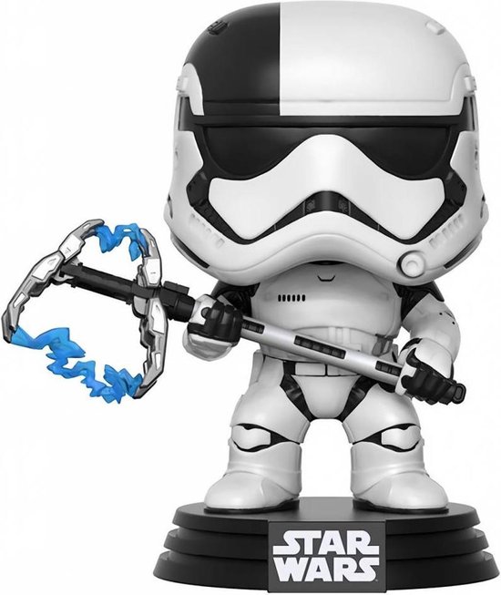 Funko POP! Star Wars: First Order Snowtrooper (Episode 8) – Sammelfigur Ca. 9 Cm, In Fensterbox