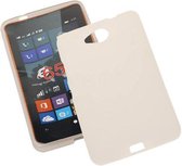 Wit TPU Telefoonhoesje voor de Microsoft Lumia 650 case