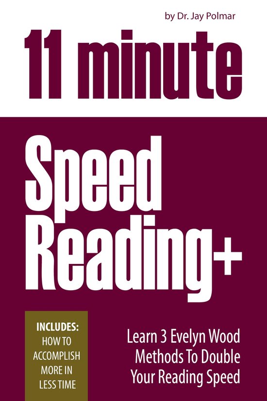 11 Minute Speed Reading Course + How To Accomplish More in L ... - cover