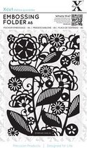 A6 Embossing Mal  - Bloemen