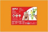 Apli Kids EVA Foam vellen 60 x 40 cm Oranje - 5 vel