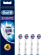 Oral-B 3DWhite Power Opzetborstels 4 Stuks