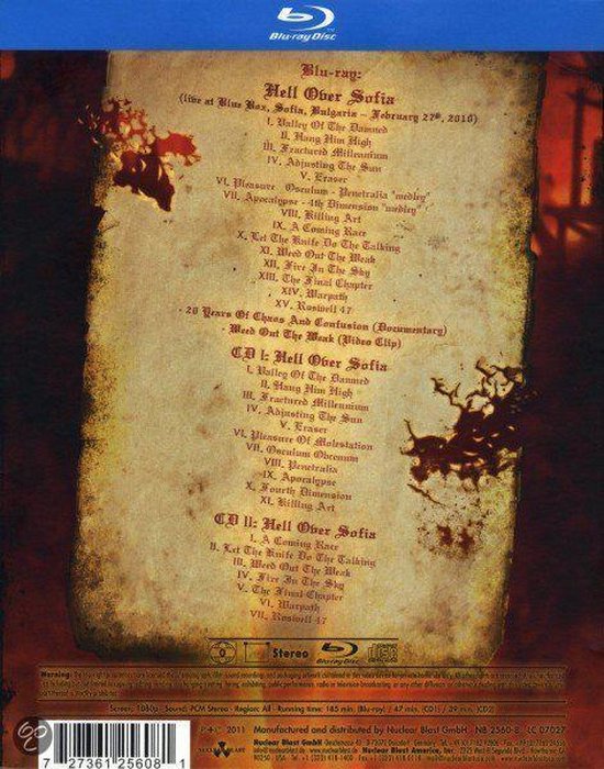 Hypocrisy Hell Over Sofia 20 Years Of Chaos, Hypocrisy CD (album