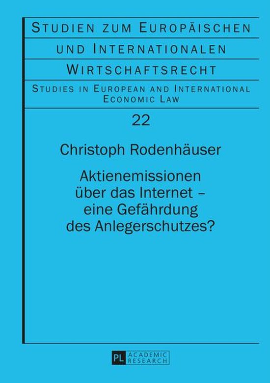 Studien zum Europaeischen und Internationalen Wirtschaftsrec ... - cover