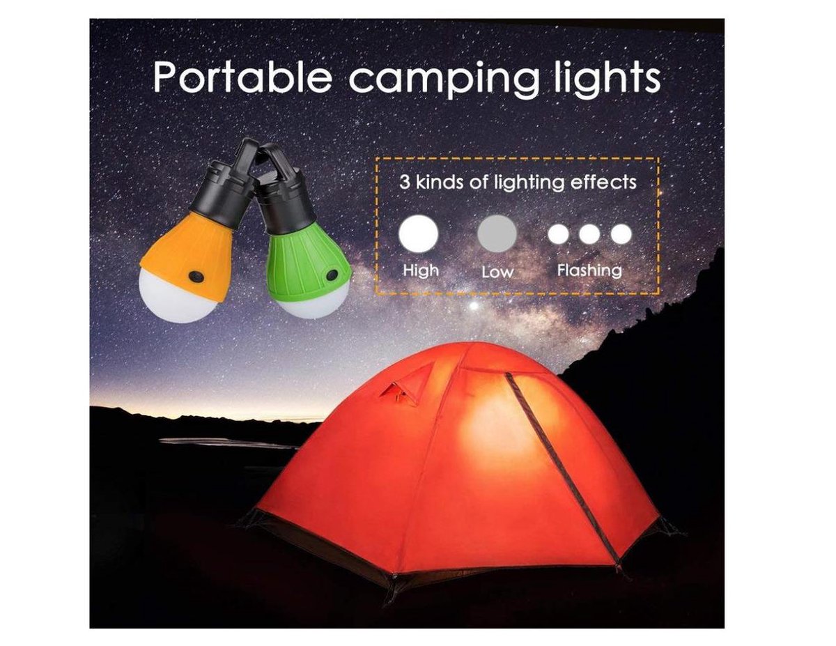 Tafellamp Storm LED oplaadbaar power bank - | The way we camp