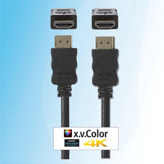 Budget 10 meter HDMI kabel 4K Ultra HD 3D geschikt: TV, Beamer, Laptop,  PS3, PS4 | bol.com
