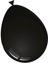 Ballonnen 30cm deco zwart (10st)