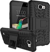 Kickstand Armor TPU Hybrid hoesje zwart LG K4