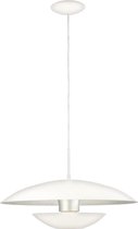 EGLO Nuvano - Hanglamp - 1 Lichts - Ø480mm. - Wit, Zilver