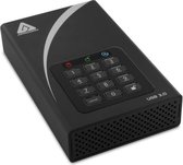 Apricorn Aegis Padlock DT 10TB 10000GB Zwart externe harde schijf