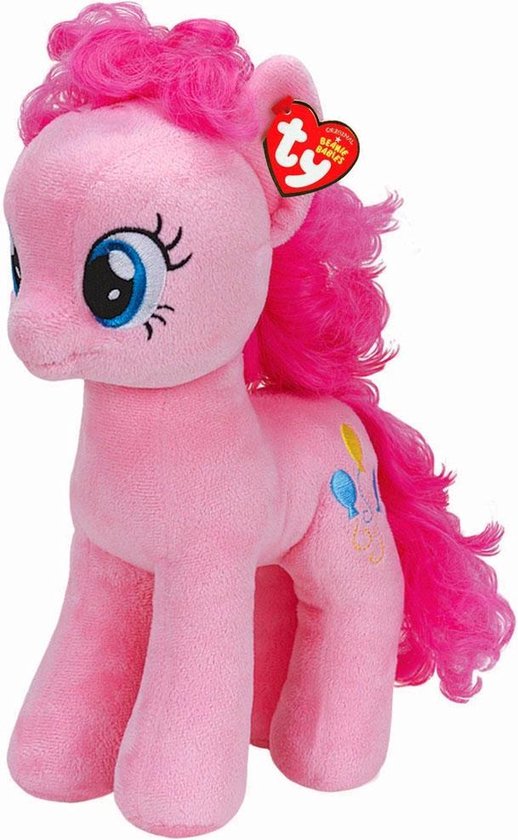 botsen annuleren kassa My Little Pony knuffel Pinkie Pie TY 40cm | bol.com