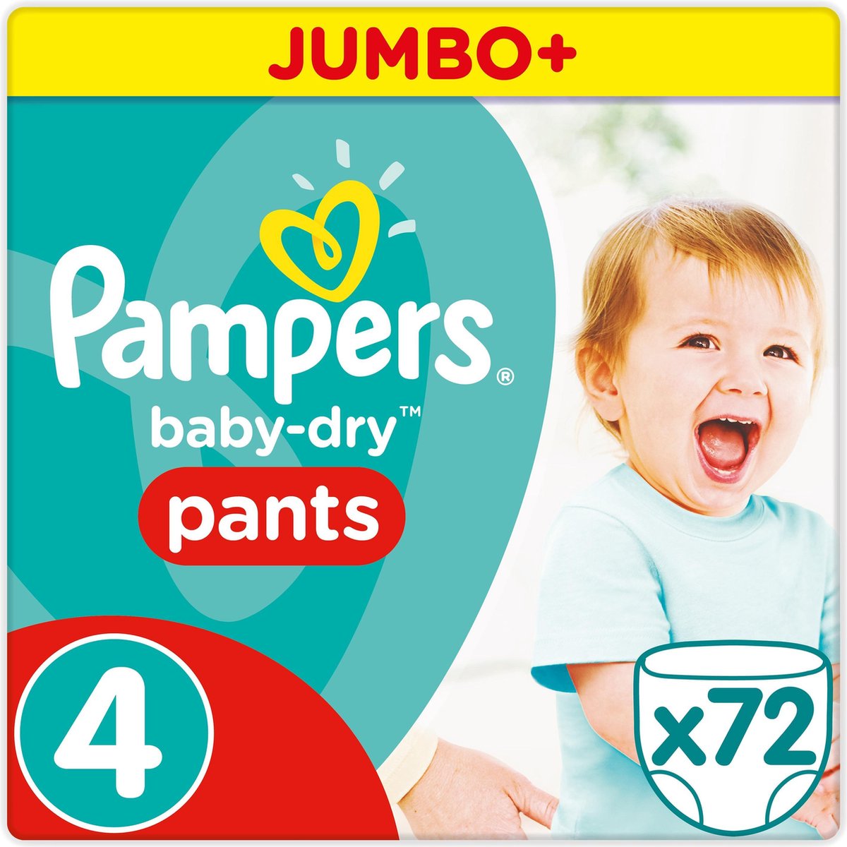 Pampers Baby-Dry Pants Luierbroekjes Maat 4 (Maxi) 8-15 kg - 72 Stuks - Luiers - Pampers