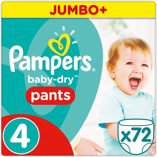 Pampers Baby-Dry Pants Luierbroekjes Maat 4 (Maxi) 8-15 kg - 72 Stuks -  Luiers | bol.com