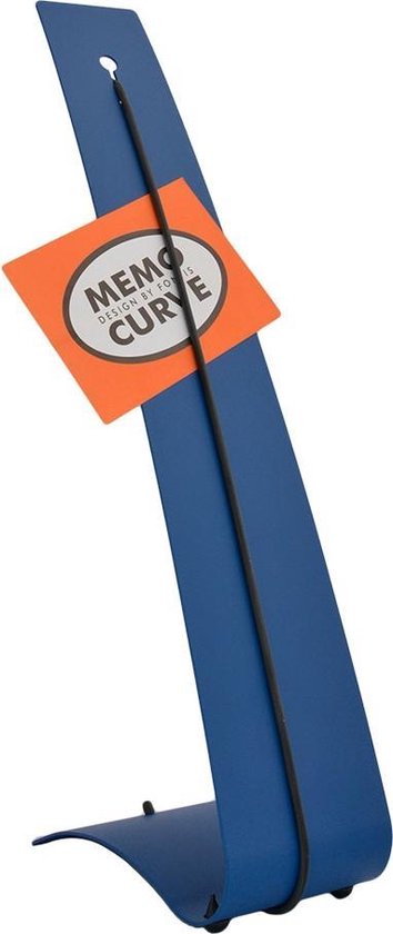 memo / visitekaartjes houder staand | Memo Curve blauw
