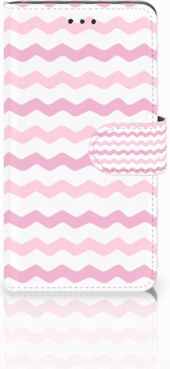 Nokia 7 Telefoon Hoesje Waves Roze