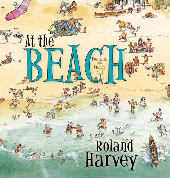 ROLAND HARVEY AUSTRALIAN HOLIDAYS 1 - At the Beach - cover