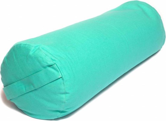 Yogi & Yogini - Yoga Bolster - Biologisch - Biokatoen - Turquoise van Yogi & Yogini — afbeelding 3