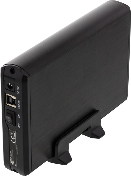 Onderscheid perzik Bomen planten DELTACO MAP-GD33U3, externe USB 3.1 harde schijf behuizing voor 1 x 3.5"  SATA HDD... | bol.com