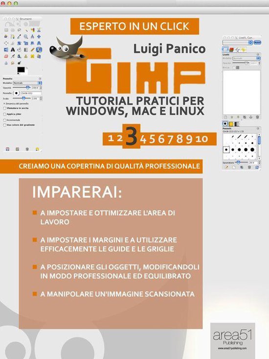 Gimp. Tutorial pratici per Windows, Mac e Linux. Livello 3 - cover
