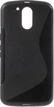 Comutter silicone hoesje zwart Motorola Moto G 4de generatie zwart