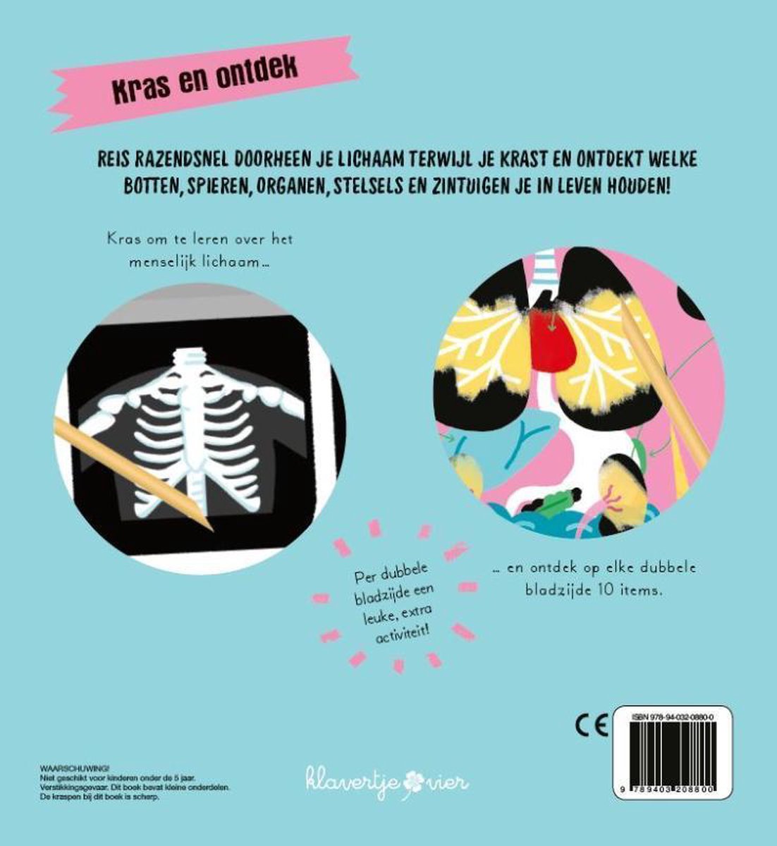 Het menselijk lichaam - back cover