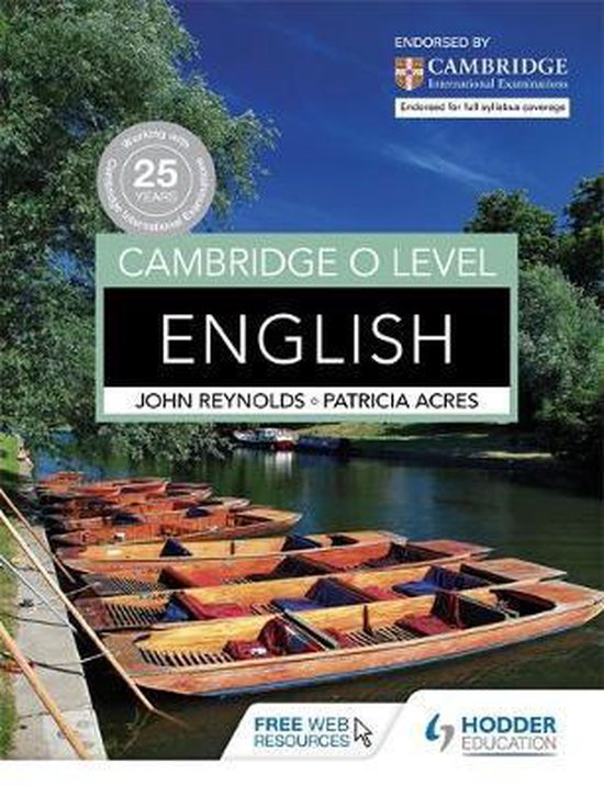 Cambridge O Level English 9781471868634 John Reynolds Boeken