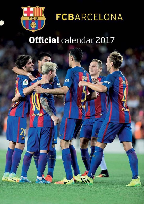 Array Behoefte aan Sandalen Officiele FC Barcelona A3 Voetbal Kalender 2017 | bol.com