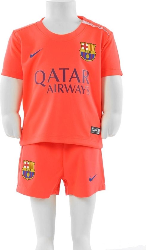 Werkwijze Jong insect Nike FC Barcelona Infants Away Kit - T-shirt - Kinderen - Maat 3 - 6 Months  - Oranje | bol.com