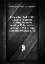 Cases decided in the Court of Session