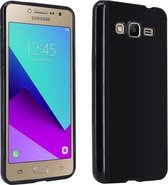 Samsung Galaxy Grand Prime Plus Hoesje Zwart Tpu Siliconen Case
