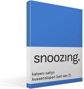 Snoozing - Katoen-satijn - Kussenslopen - Set van 2 - 40x60 cm - Meermin