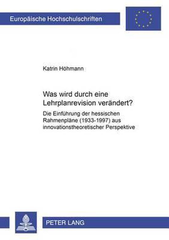 Was Wird Durch Eine Lehrplanrevision Veraendert? - cover