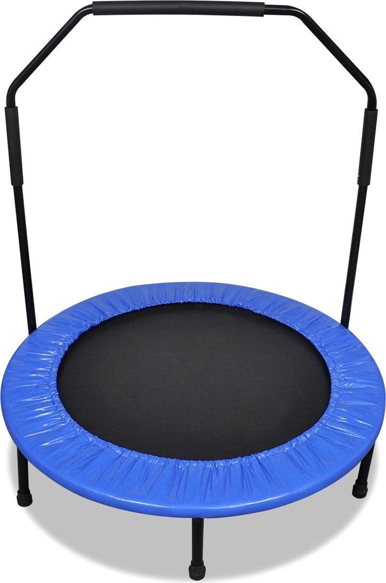 Voorstel voertuig Geweldig Inklapbare mini trampoline met beugel 101 cm | bol.com