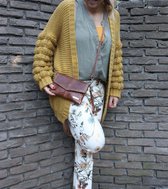 Clutch cognac envelop LIMUJO