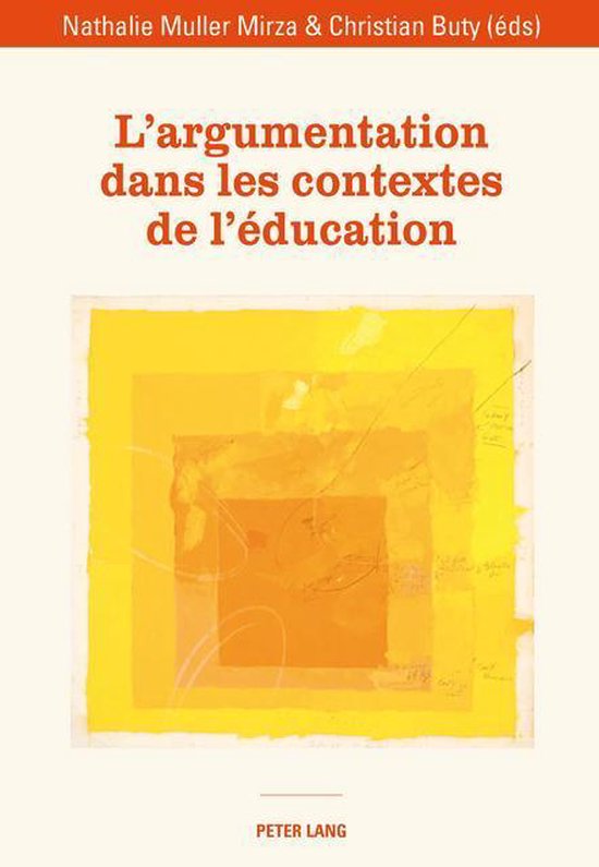 L’argumentation dans les contextes de l’éducation - cover