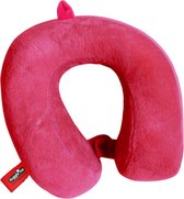 Cuddlebug U-shape kussen - Memory foam - Roze - Reizen/Relaxen - R pet